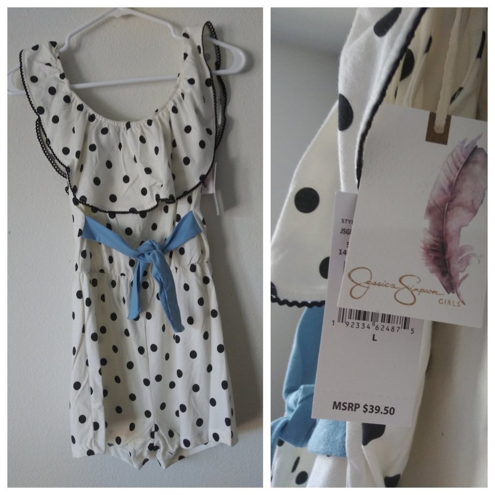 Jessica Simpson girls large romper